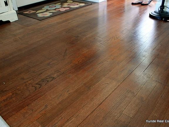 Refinished hardwood floors
