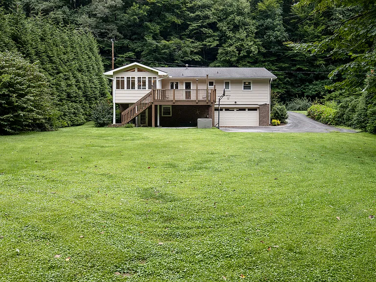 Rear Exterior and Huge Backyard