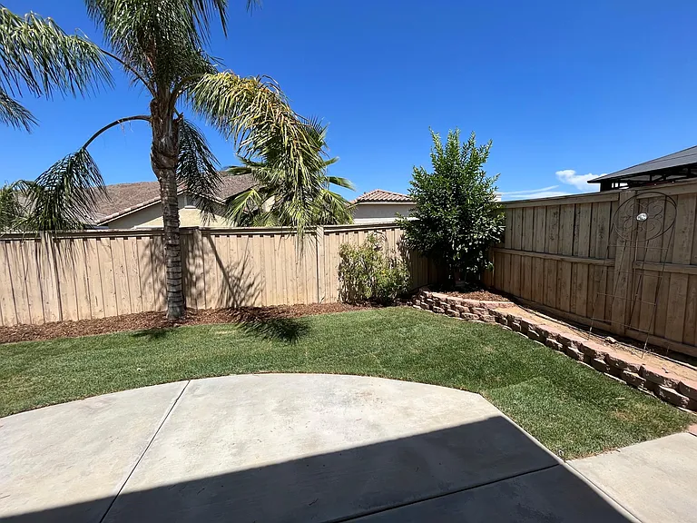 refurbed backyard right view