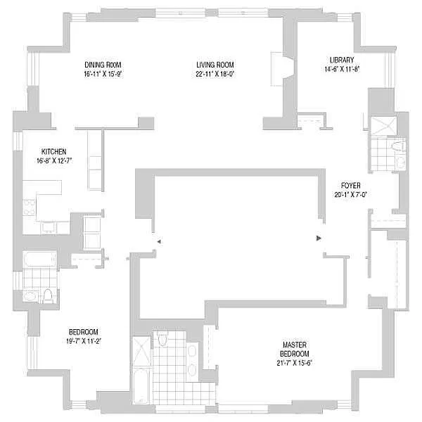 455 Central Park West, New York, NY, 10025 photo #1 of 2: image of floorplan