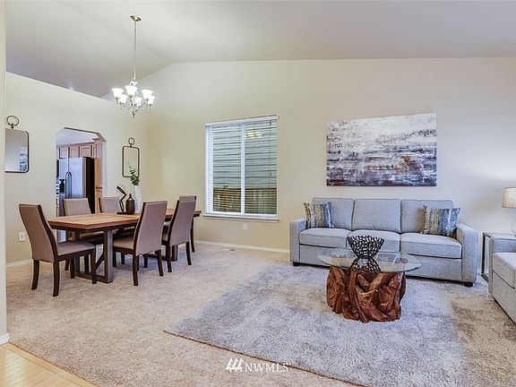 Light and bright entertaining area.