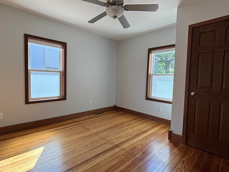 Main floor bedroom is 11'x12'