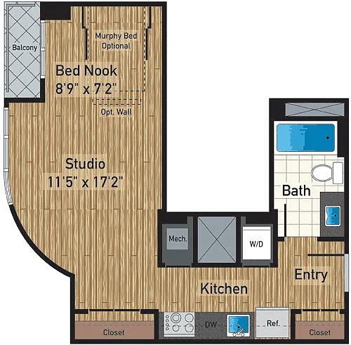 Floor plan 411