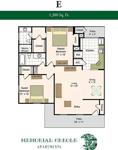 Floor plan E1