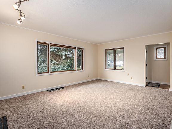 Front door entry into living room