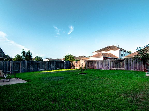 Large back yard