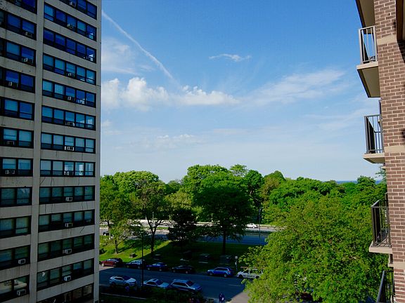 view from the balcony