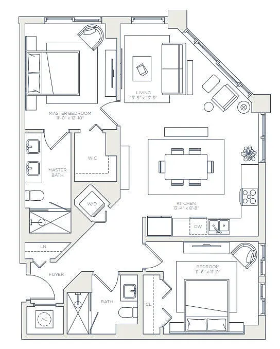 Floor plan West - B3