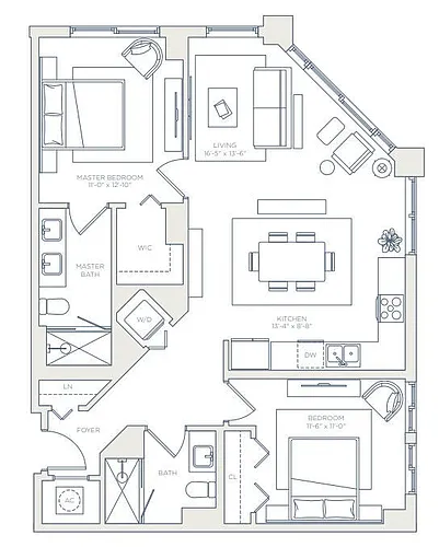 Floor plan West - B3