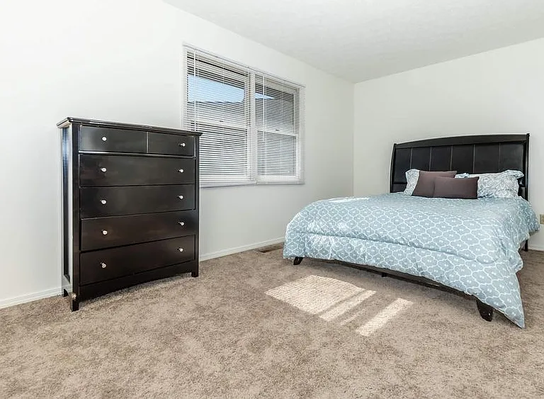 Spacious Bedroom at Hoosier Court Apartments