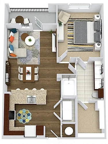 Floor plan Irvin