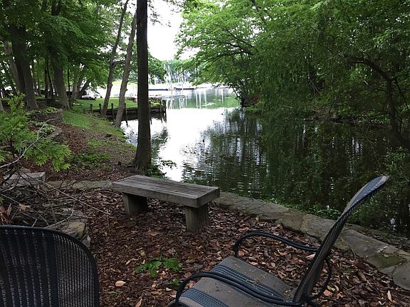 View from deck and firepit