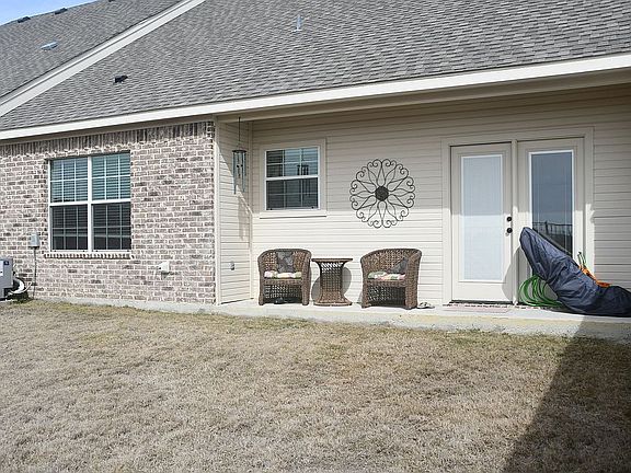 Small covered patio