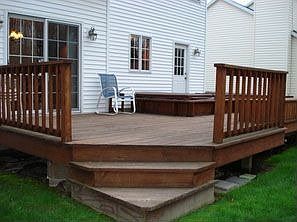 Back Deck and Hot Tub