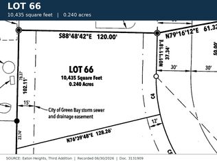 Mendota Dr #66, Green Bay, WI 54311