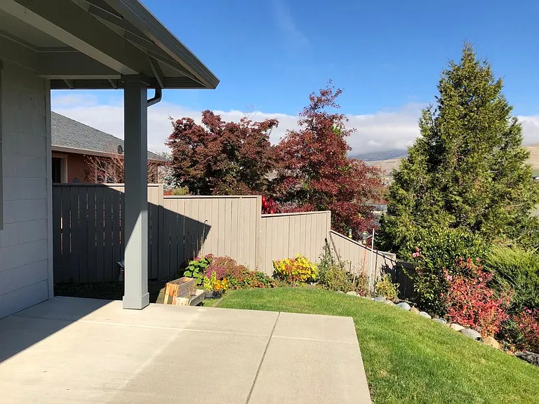 Backyard view
