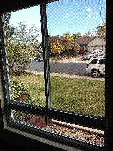 View from living room towards the front of house