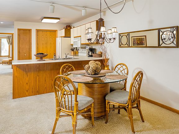Dining area and open kitchen