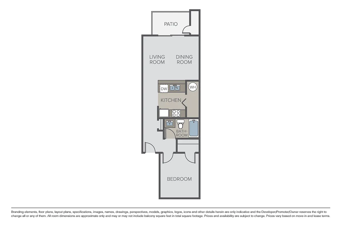Floor plan Plan 1B
