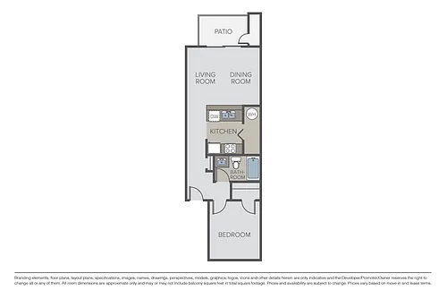 Floor plan Plan 1B