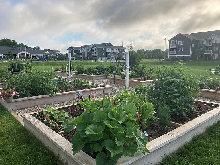 Community Gardens with private plots