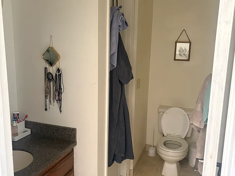 Bathroom with separate entrances to each bedroom