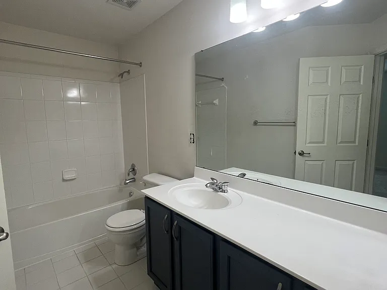 Hallway bathroom