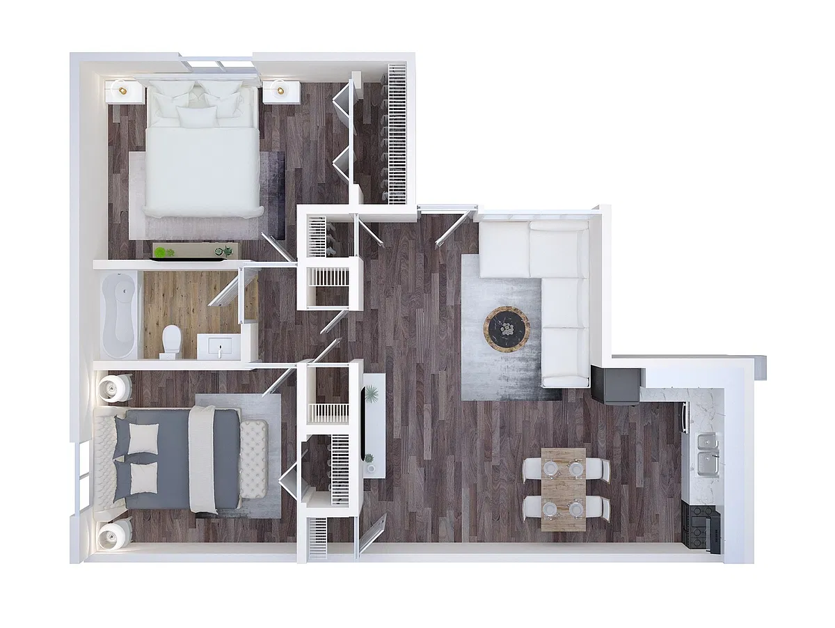 Floor plan B1-R
