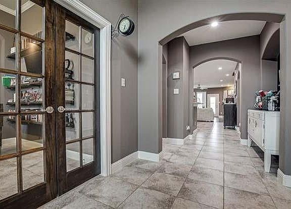 Entryway and front office door