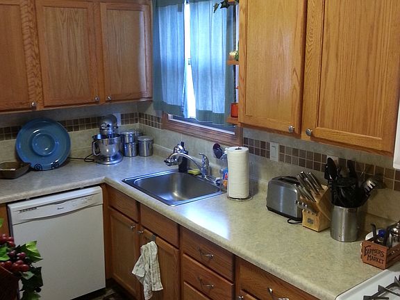 The renovated kitchen