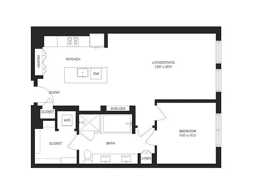 Floor plan A18