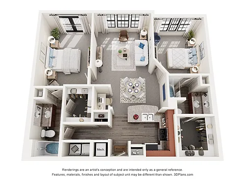 Floor plan Lafayette