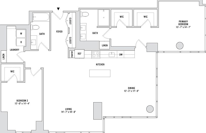 1st image of 343 W Wolf Point Plz #4701