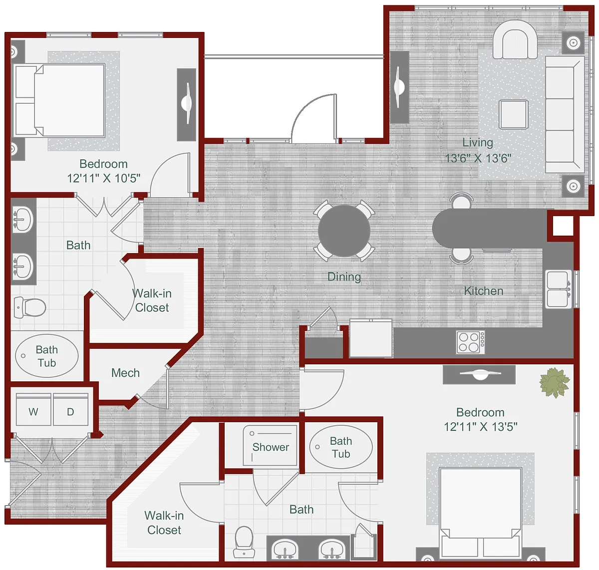 Floor plan B2-2