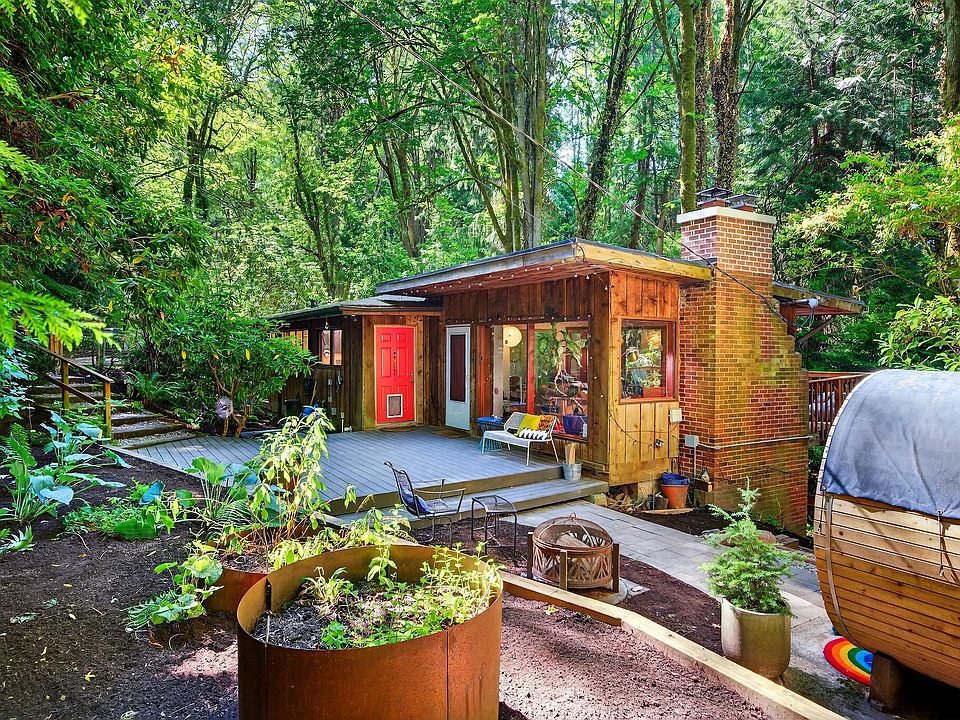 More than 100 native plants thoughtfully added to restore the forested yard over the last three years