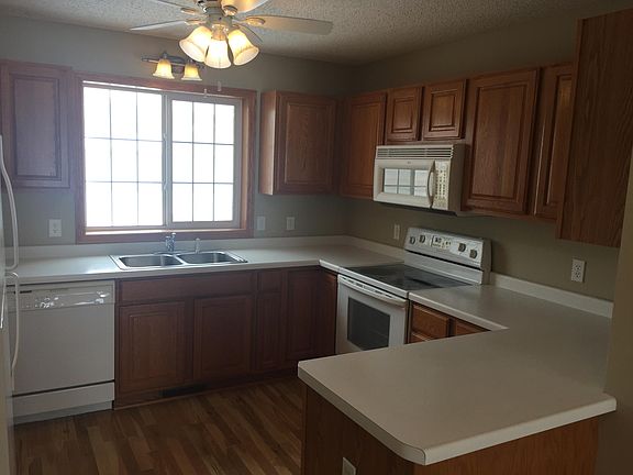 Kitchen with lots of cabinets and storage space
