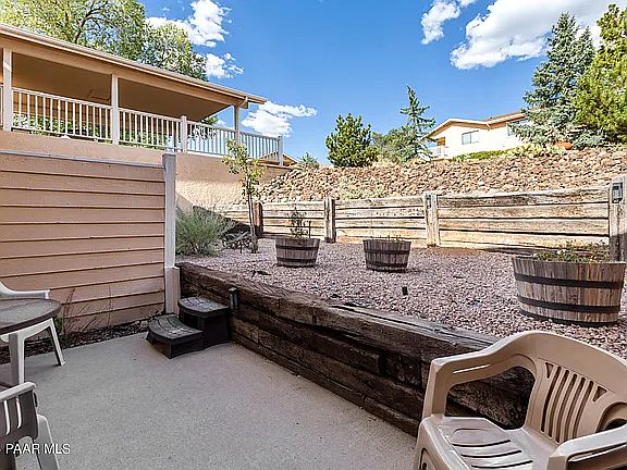 Back courtyard off kitchen