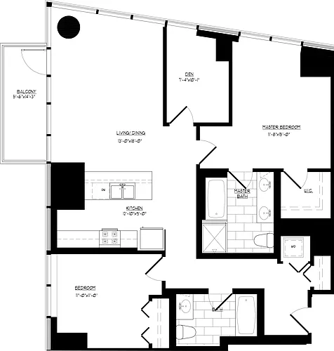 Floor plan Residence 01 - Den