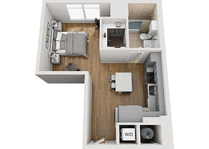 Floor plan Studio E1B