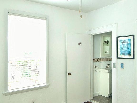 Bederoom looking toward bathroom.