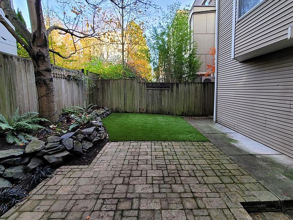 Patio + pet-friendly artificial turf