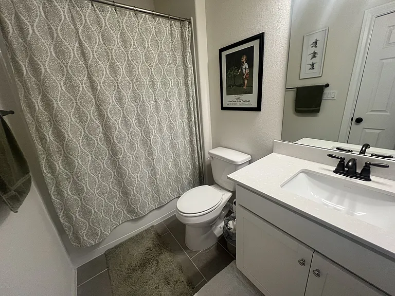 Bedroom 3 - attached full bath.