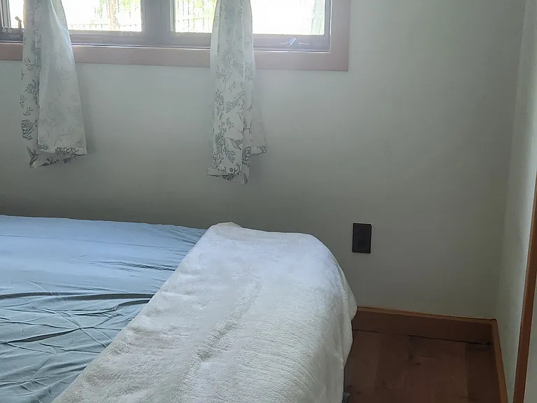 View of 1st bedroom from hallway