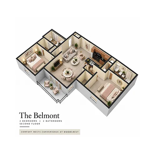 Floor plan The Belmont 2nd Floor