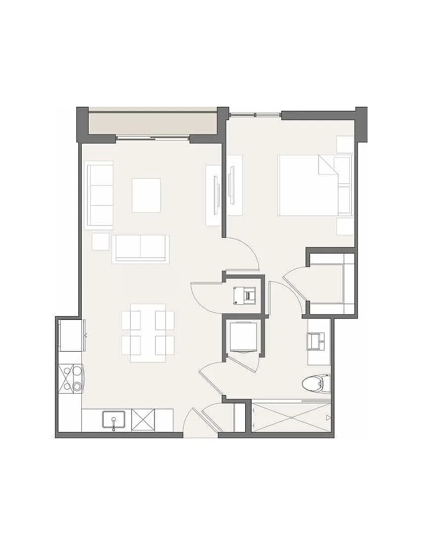 Floor plan A13