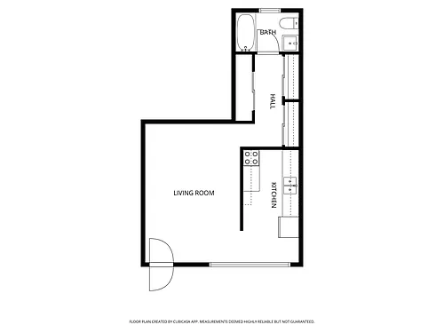 Floor plan Studio