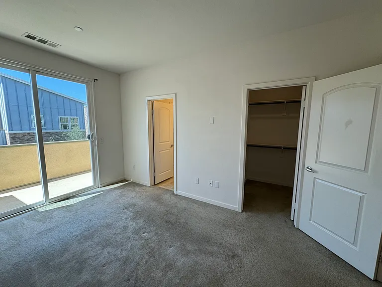 3rd floor: primary bedroom with balcony, full bathroom attached, walk-in closet