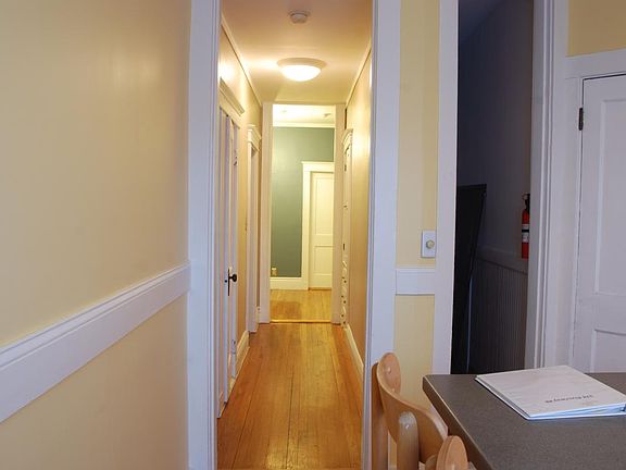 Hallway from the kitchen