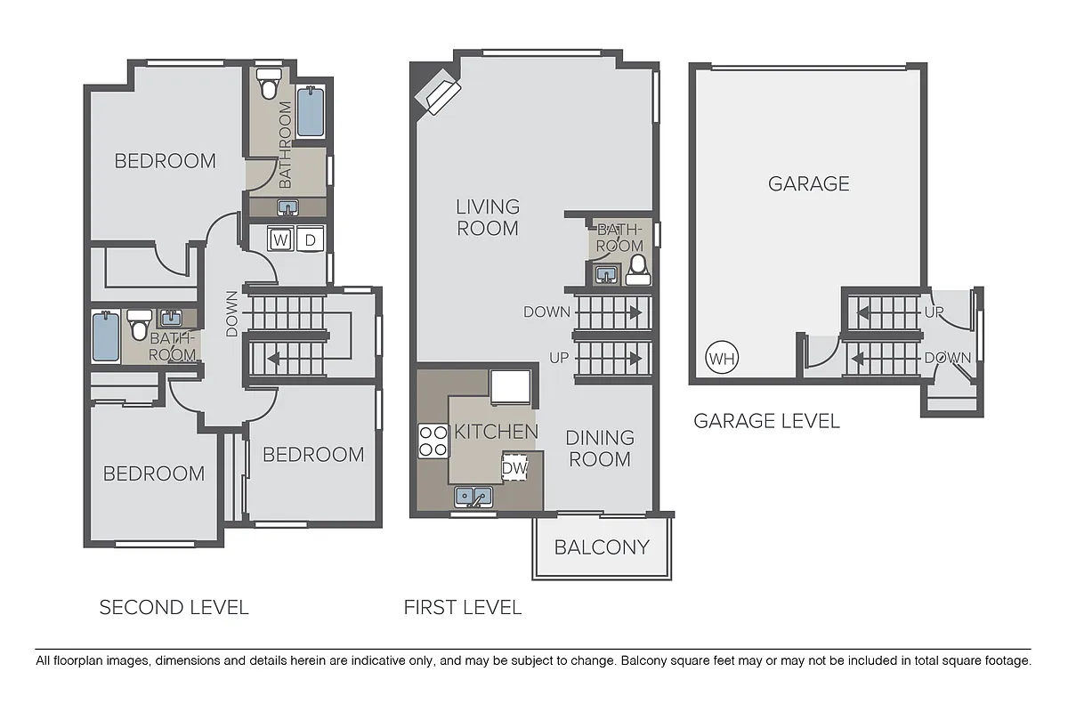 Floor plan Andante Townhome