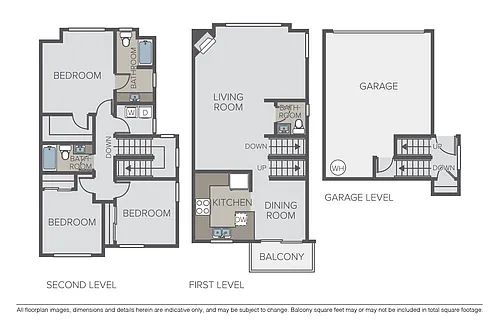 Floor plan Andante Townhome